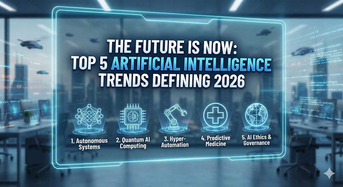 The Future is Now Top 5 Artificial Intelligence Trends Defining 2026